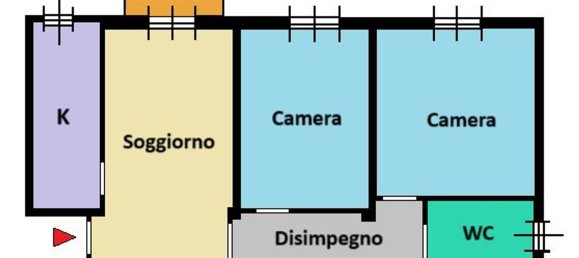3 rooms Apartment in Opera, Italy No. 22896 14