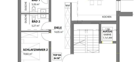 3 rooms Apartment in Fugen, Austria No. 11518 13
