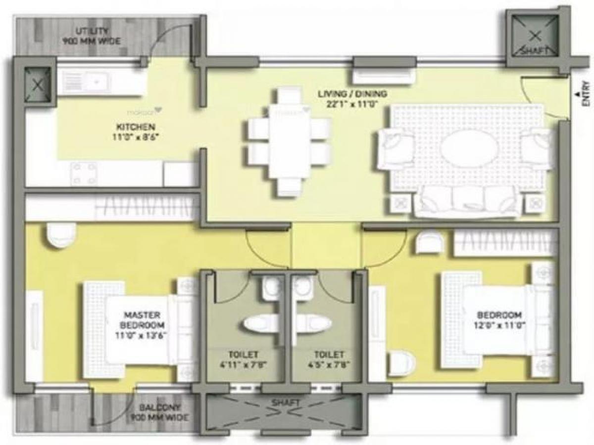 2 bedrooms House in Visakhapatnam, India No. 4636