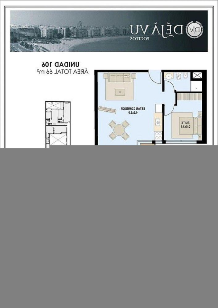 2 Schlafzimmer Wohnung in Montevideo, Uruguay, Nr. 8413