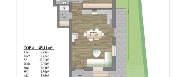 4 rooms Apartment in Golling an der Salzach, Austria No. 247319 8