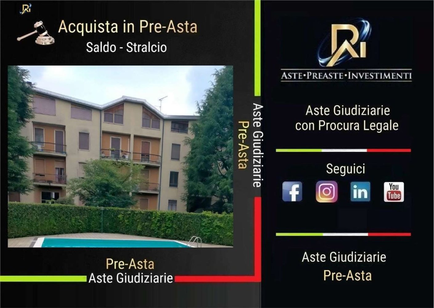 3-salle Appartement à Vigevano, Italy No. 185975