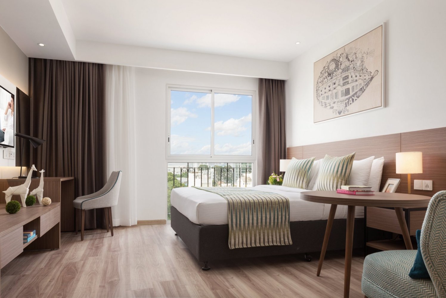 Estudio en alquiler en District 3, Ho Chi Minh, Vietnam № 13806