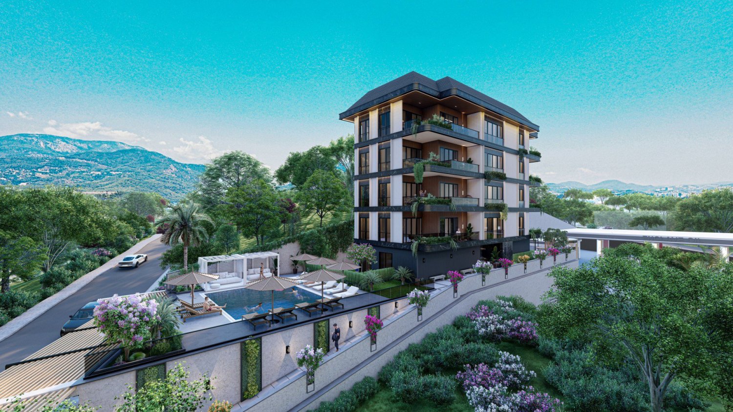 شقة 1+1 في Alanya, Turkey رقم 27467