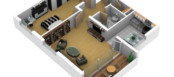 Квартира с 2 комнатами в Фельдкирх, Австрия № 235932 2