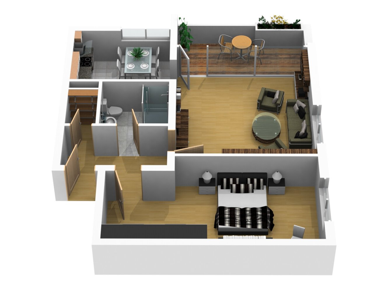 Квартира с 2 комнатами в Фельдкирх, Австрия № 235932