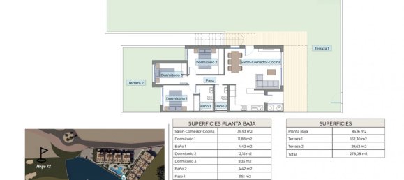 3 Schlafzimmer Bungalow in Finestrat, Spain, Nr. 9279 3