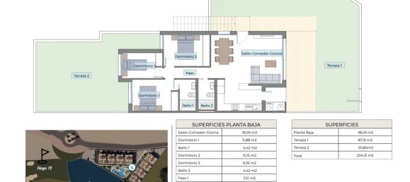 3 Schlafzimmer Bungalow in Finestrat, Spain, Nr. 9279 2