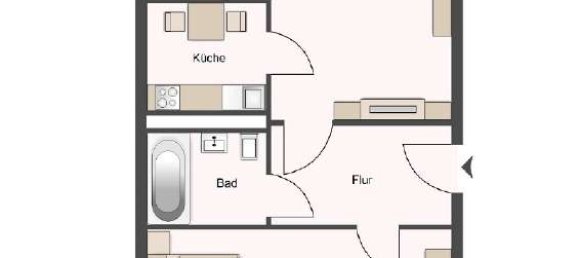 1 غرف نوم شقة في Chemnitz, Germany رقم 325672 10