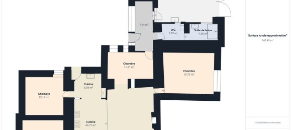 3 غرف نوم منزل في Saint-Reverien, France رقم 264753 20