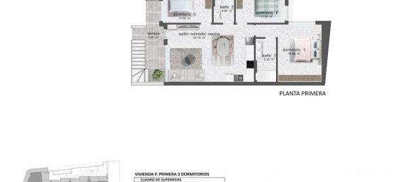 3 chambres Bungalow à Pilar de la Horadada, Spain No. 7302 14