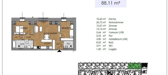 2-Zimmer Wohnung in Bruck an der Leitha, Austria, Nr. 197983 44