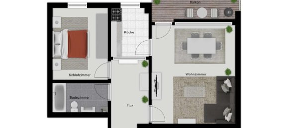 Apartamento T1 em Furth, Germany N.º 274932 18