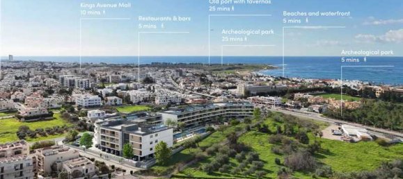 3 غرف نوم بانتهاوس في Paphos, Cyprus رقم 21055 5