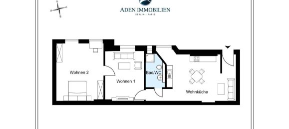 Apartamento de 3 divisões em Wilmersdorf, Germany N.º 12806 15