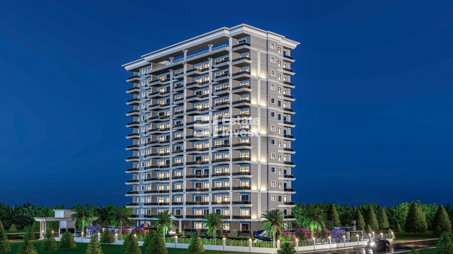 شقة 1+1 في Mersin, Turkey رقم 30597