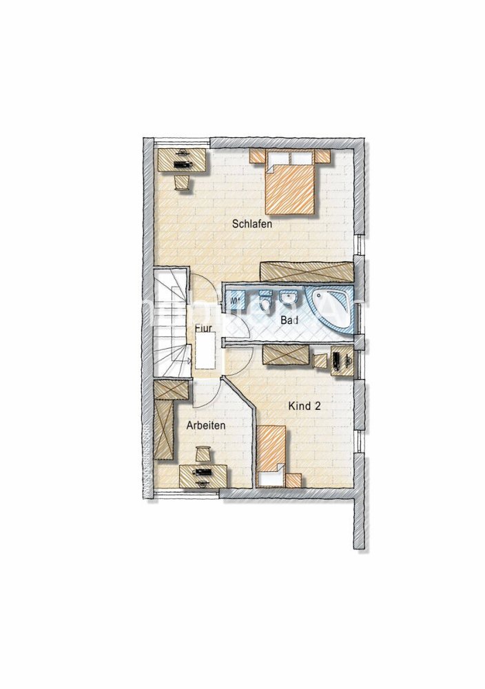 5غرفة تاون هاوس في Unterallgau, Germany رقم 322948