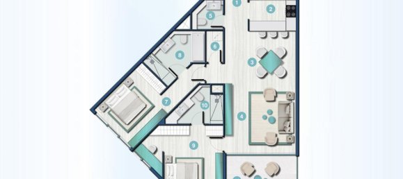 2 Schlafzimmer Wohnung in Al Hamra Village, UAE, Nr. 107288 17