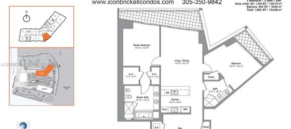 2 dormitorios propiedad comercial en alquiler en Miami, Miami-Dade, Florida, USA № 614927 2