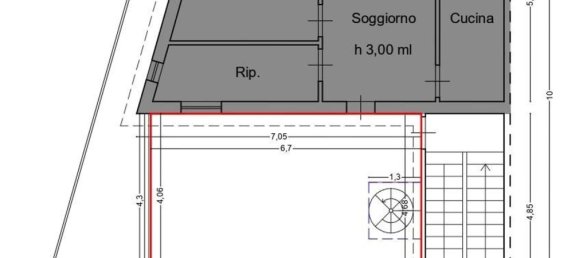 3 rooms Apartment in Casteldaccia, Italy No. 229623 7