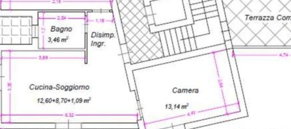 3 rooms Apartment in Syracuse, Italy No. 271970 14