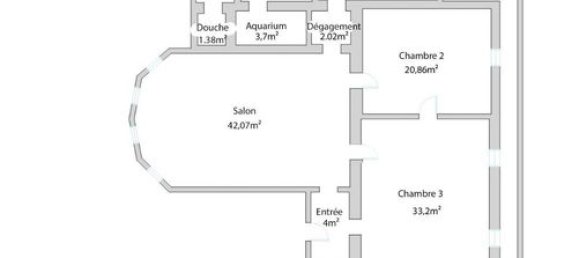 Квартира с 3 спальнями в Страсбург, Франция № 67814 16