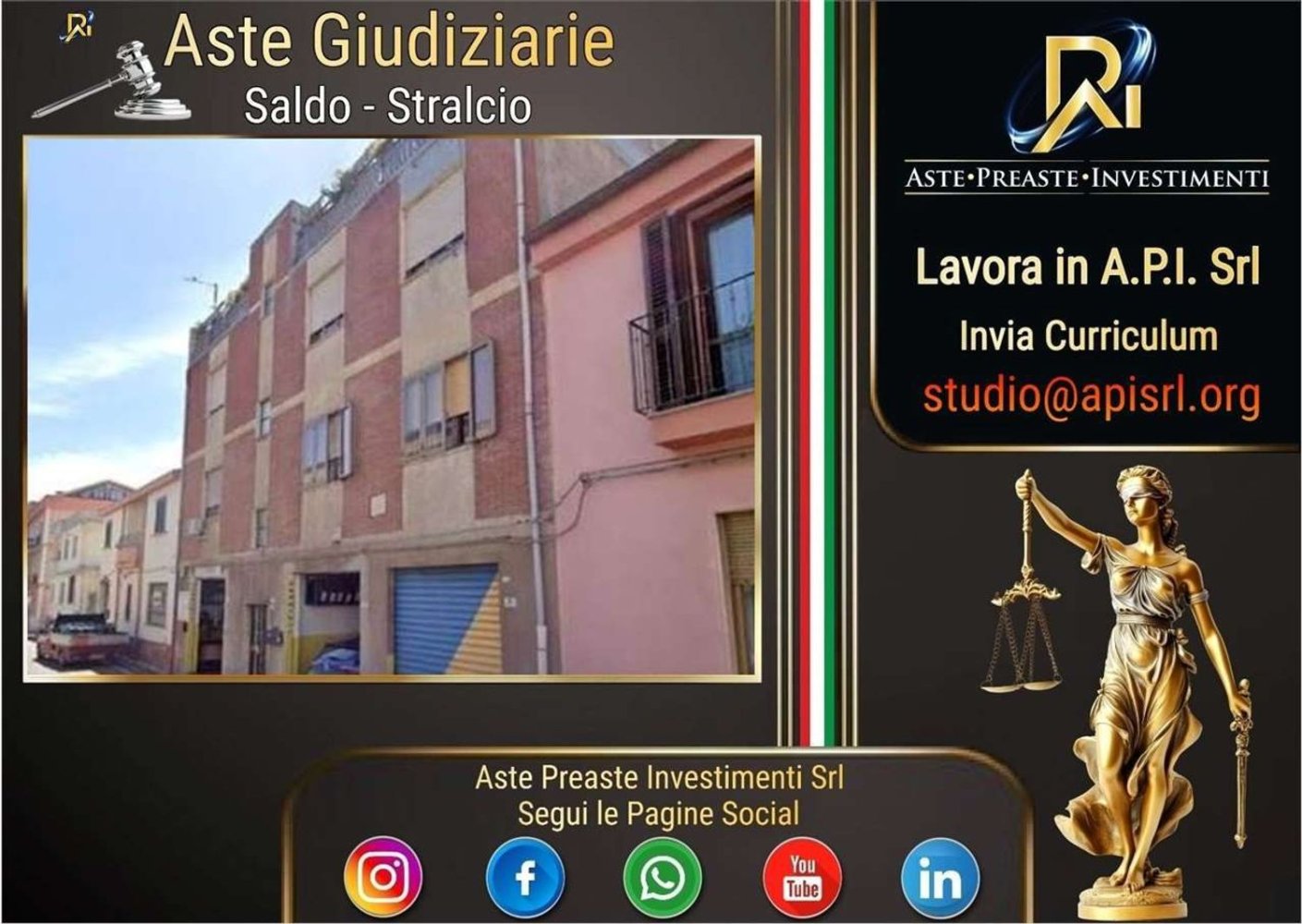 Квартира с 5 комнатами в Кальяри, Италия № 211185