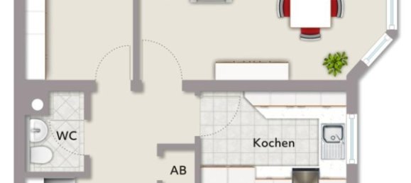 2 غرف نوم شقة في Karlsruhe, Germany رقم 281088 2