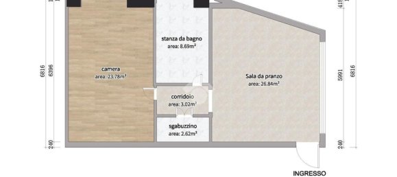 Квартира с 2 спальнями в Марино, Италия № 341125 28