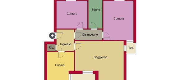 Apartamento de 3 divisões em Garlasco, Italy N.º 158891 23