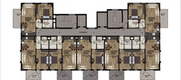 Квартира 1+1 в Демирташ, Турция № 10330 18