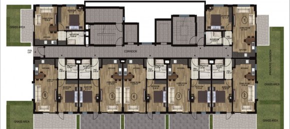 Квартира 1+1 в Демирташ, Турция № 10330 22