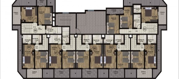 Квартира 1+1 в Демирташ, Турция № 10330 21