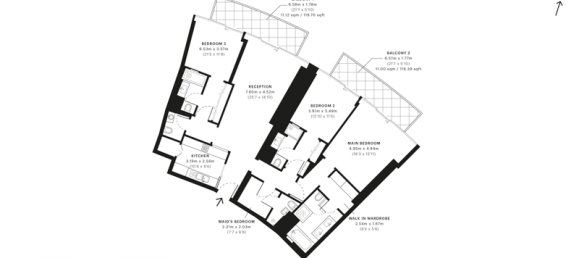 3 chambres Appartement à Downtown Dubai (Downtown Burj Dubai), UAE No. 2948 14