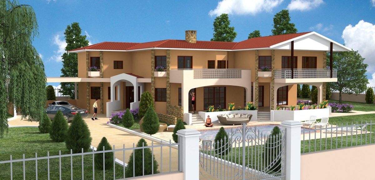 6غرفة فيلا في Paphos, Cyprus رقم 24558