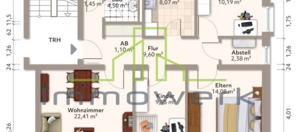 3 Schlafzimmer Wohnung in Memmingen, Germany, Nr. 25663 20