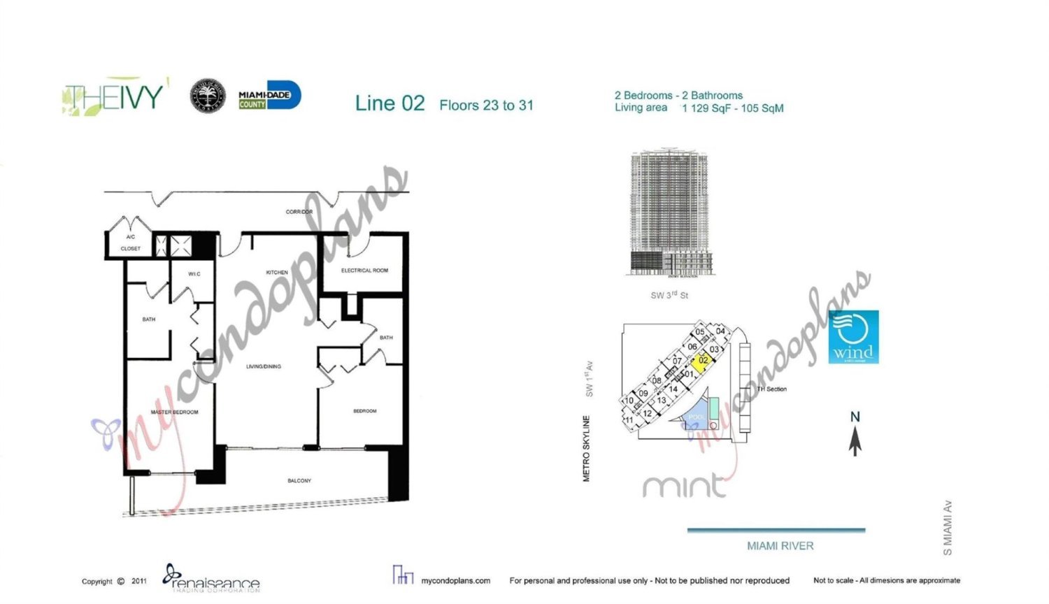 2 dormitorios propiedad comercial en venta en Miami, Miami-Dade, Florida, USA № 613479