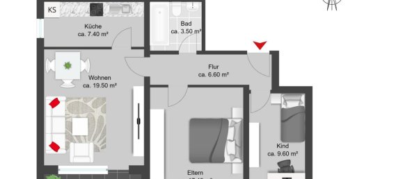3 rooms Apartment in Munich, Germany No. 203254 9
