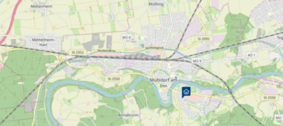 2 rooms Apartment in Muhldorf am Inn, Germany No. 219832 10