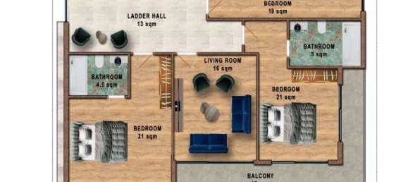 7-Zimmer Villa in Alanya, Turkey, Nr. 14557 11