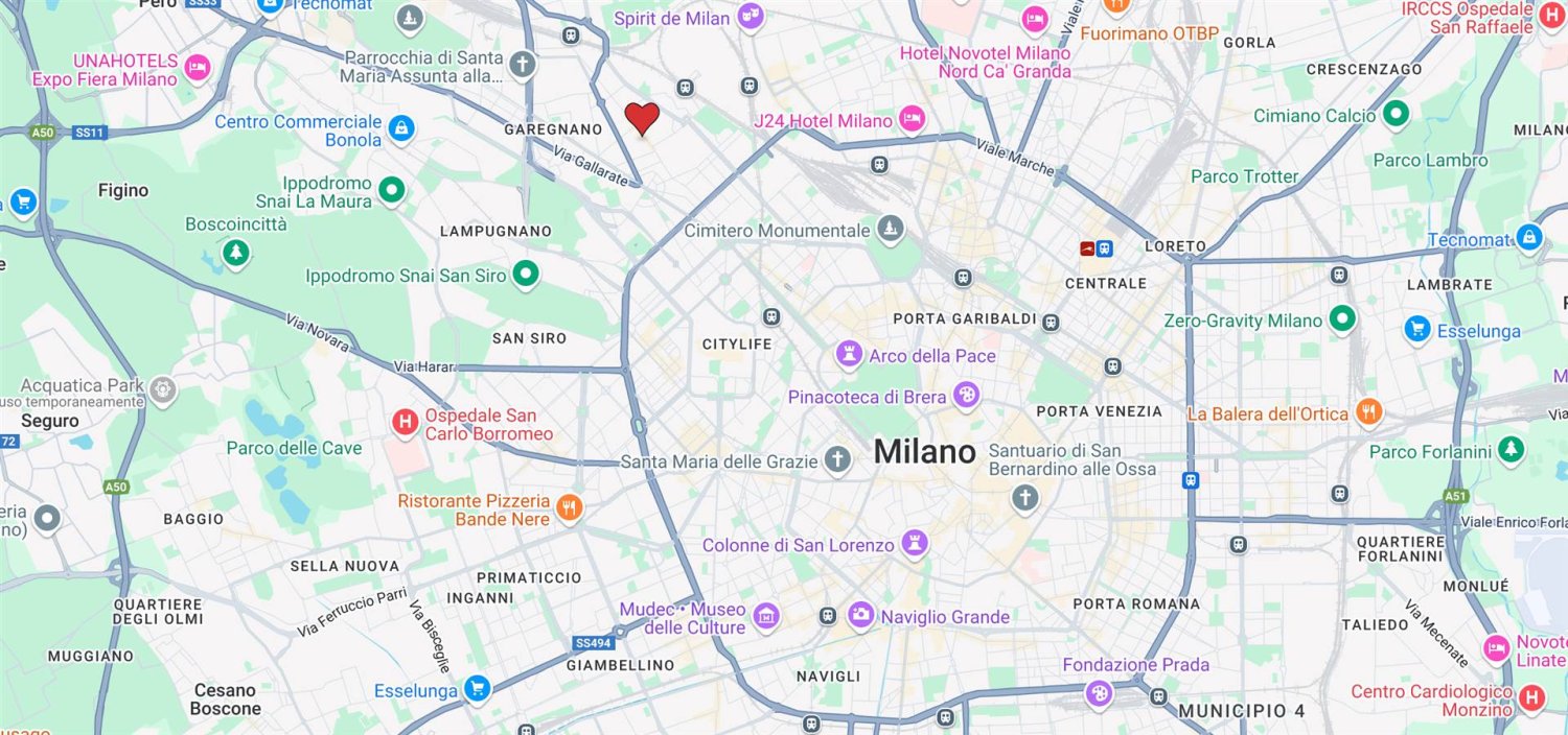 2 غرف نوم شقة في Milan, Italy رقم 243540