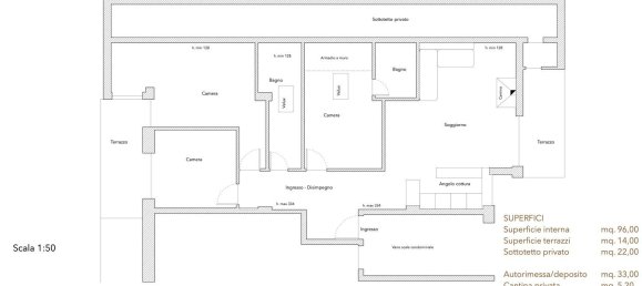 Квартира с 4 спальнями в Кастиленти, Италия № 330164 12