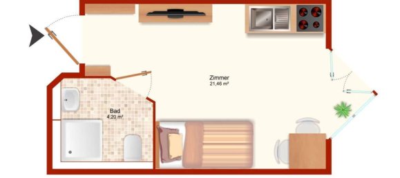 1 bedroom Apartment in Coburg, Germany No. 178671 5