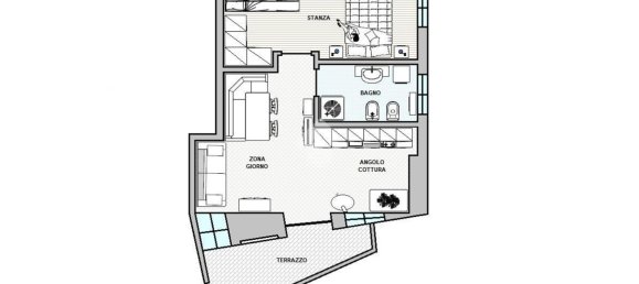 2 rooms Apartment in Cavedago, Italy No. 43767 10