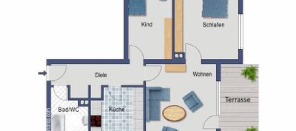 Apartamento de 3 habitaciónes en Neuss, Germany No. 6954 4
