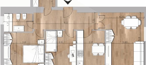 4-Zimmer Wohnung in Ciampino, Italy, Nr. 24572 12