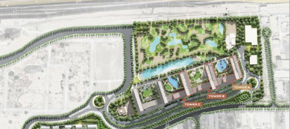 Apartamento de 1 dormitorio en Dubai, UAE No. 7395 3