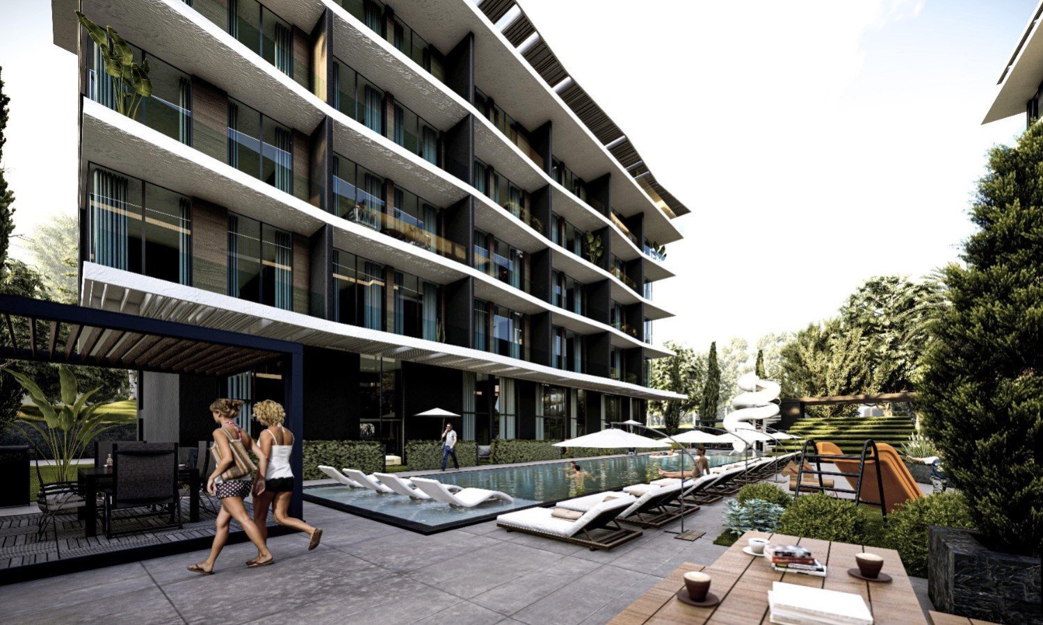 Apartment 1+1 in Alanya, Turkey No. 6073