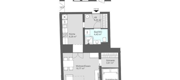 1 Schlafzimmer Wohnung in Mariahilf, Austria, Nr. 181925 5