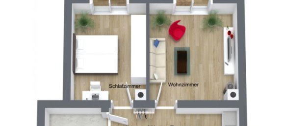 1 Schlafzimmer Wohnung in Nordwestmecklenburg, Germany, Nr. 262893 13